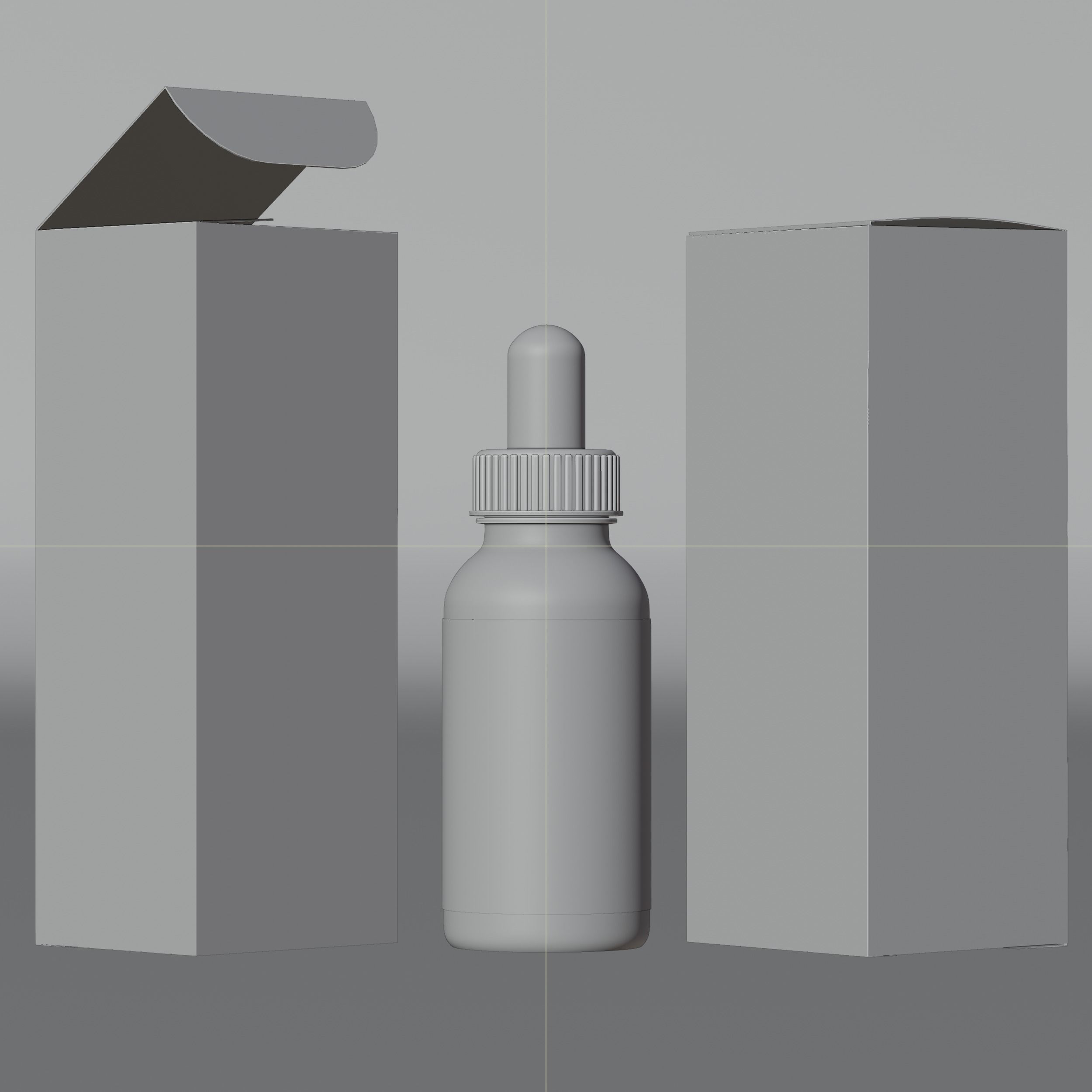 CBD Hemp Oil 01 Low-poly 3D model_11