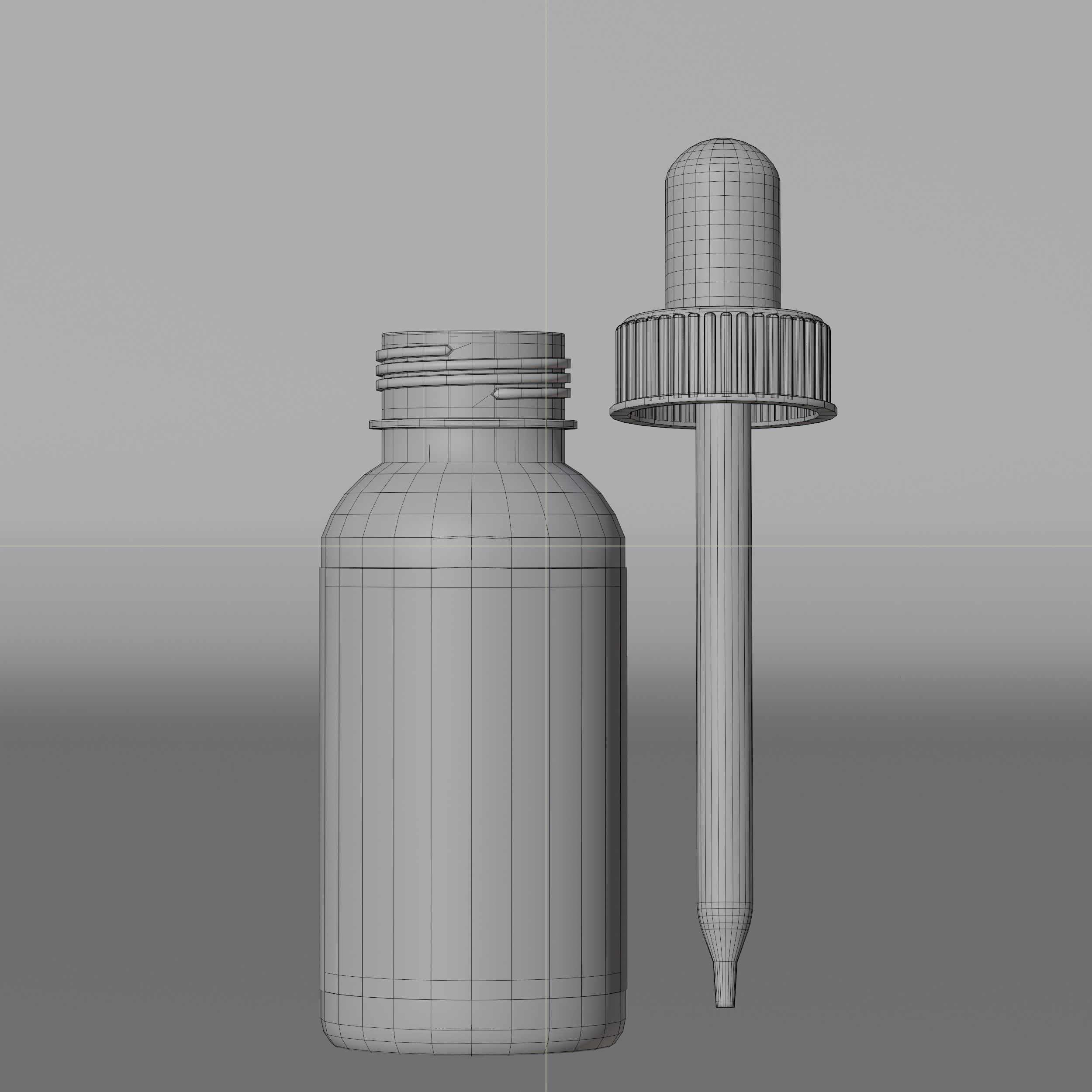 CBD Hemp Oil 01 Low-poly 3D model_8