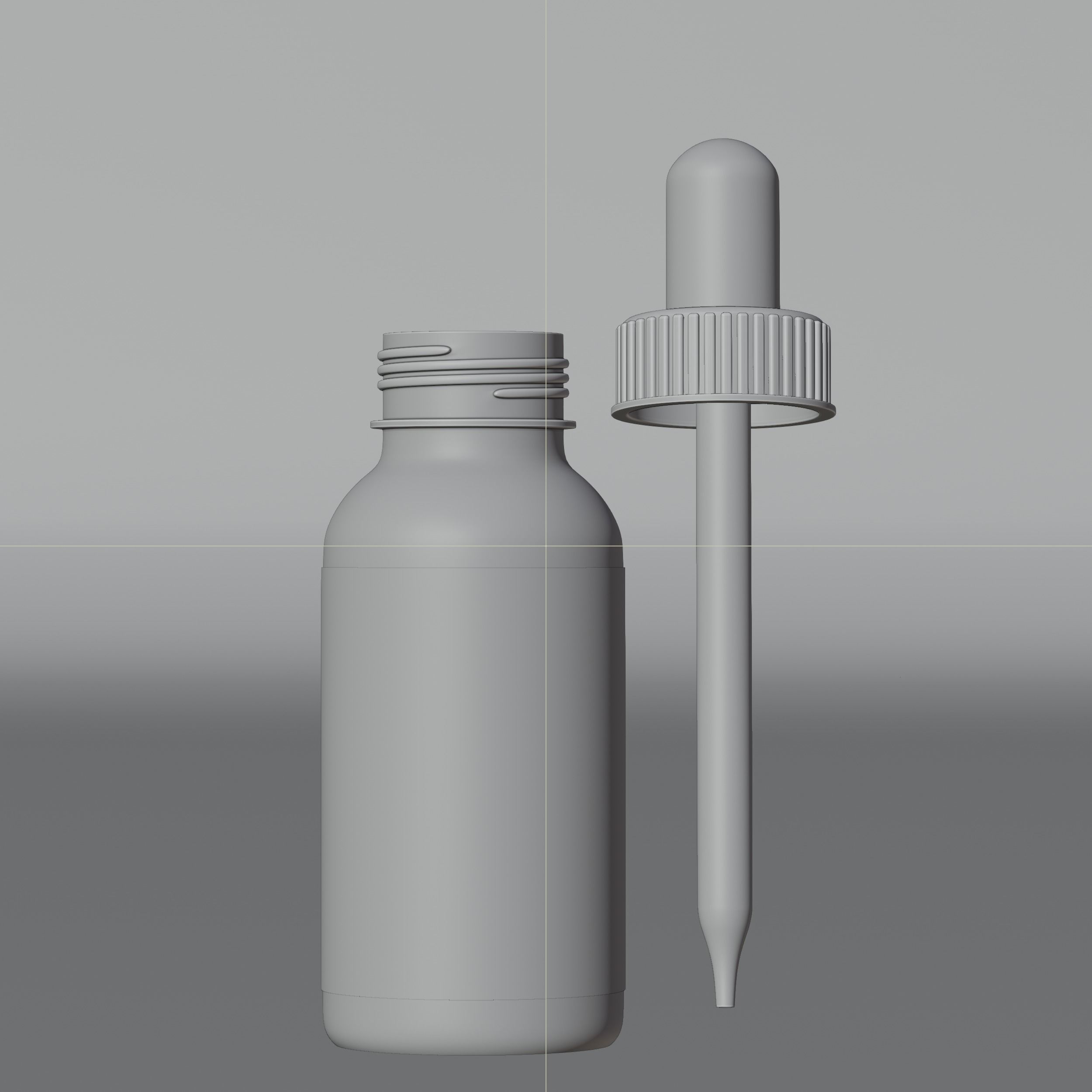 CBD Hemp Oil 01 Low-poly 3D model_7