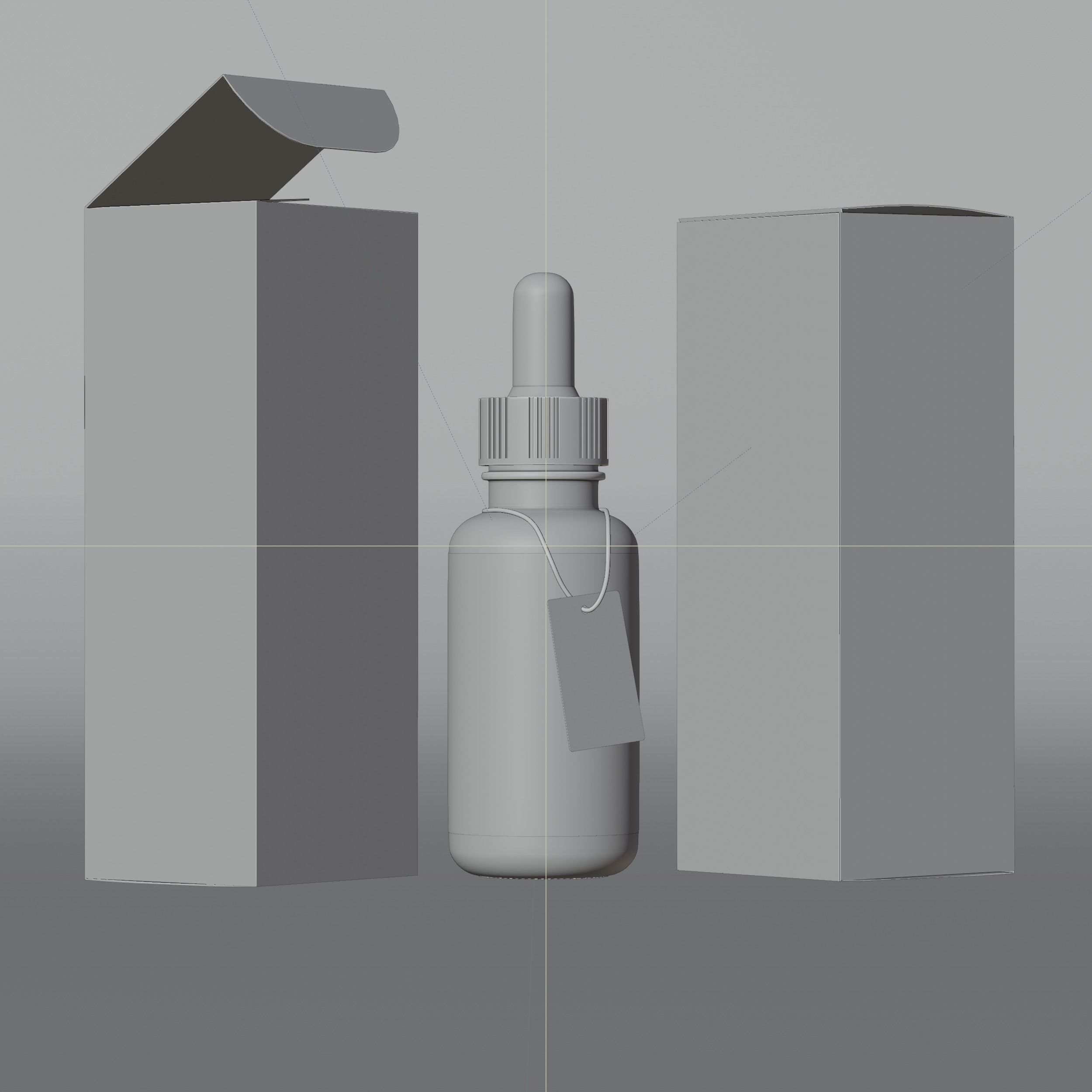 BOTANIQ Tinture Drops Indica Low-poly 3D model_10
