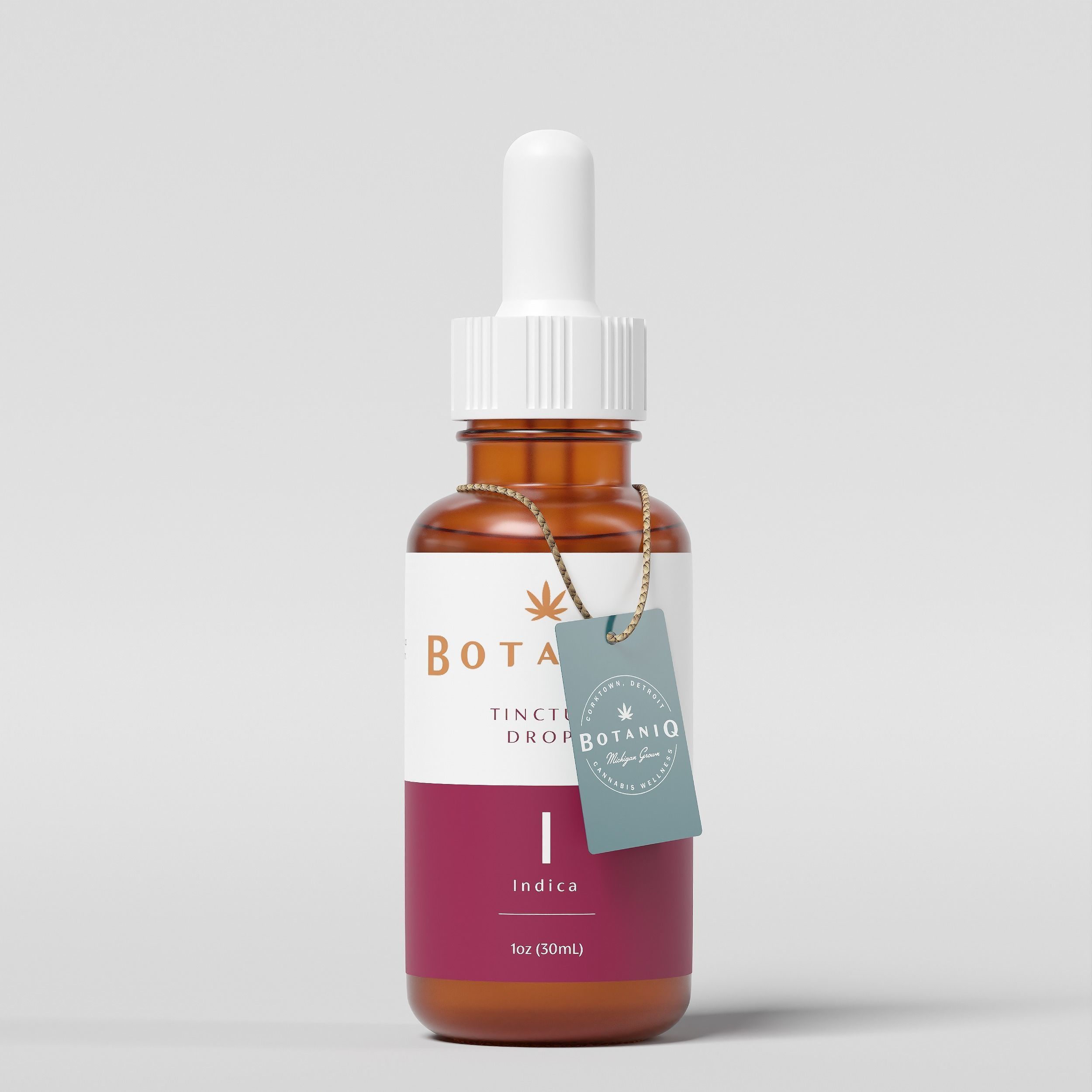 BOTANIQ Tinture Drops Indica Low-poly 3D model_3