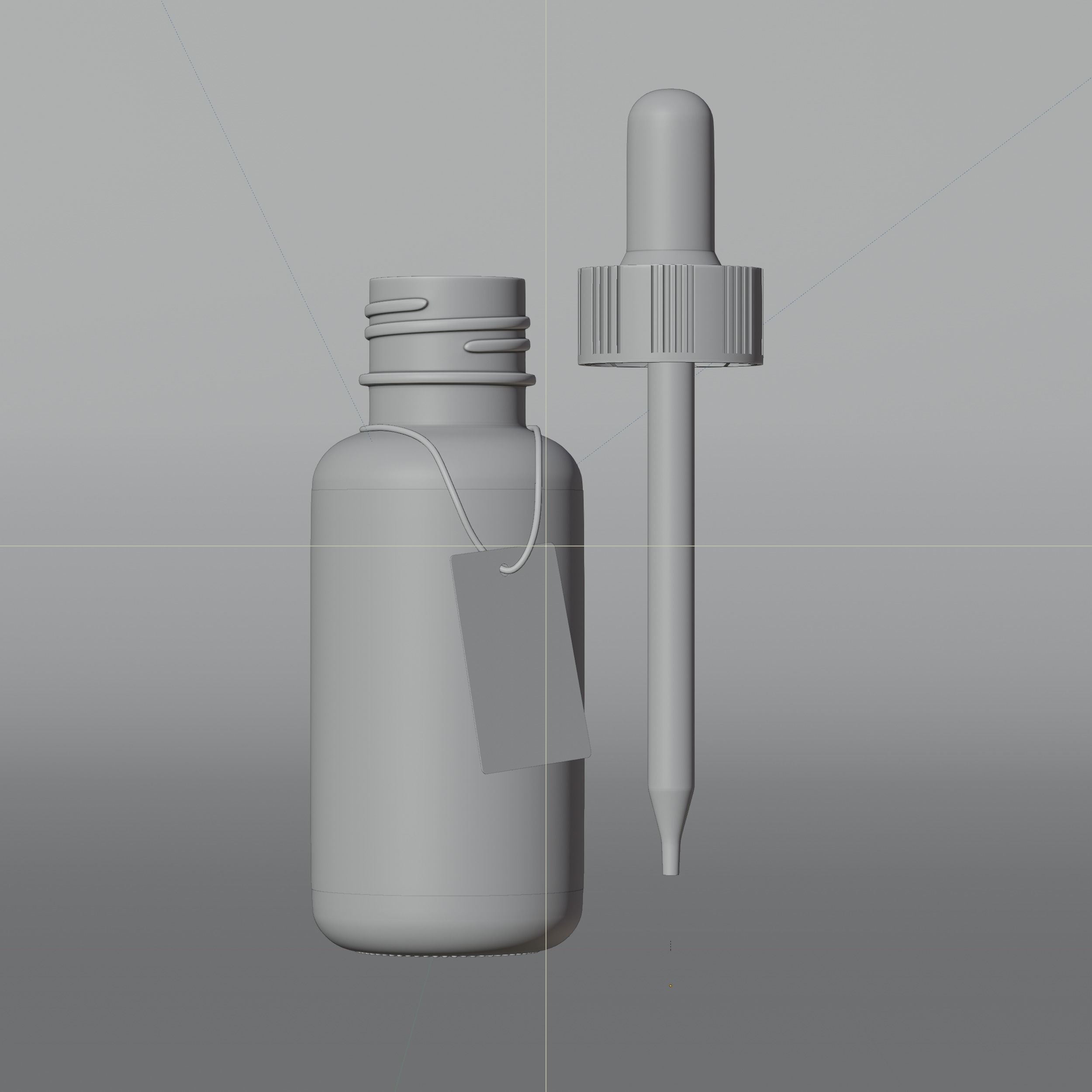 BOTANIQ Tinture Drops Indica Low-poly 3D model_7