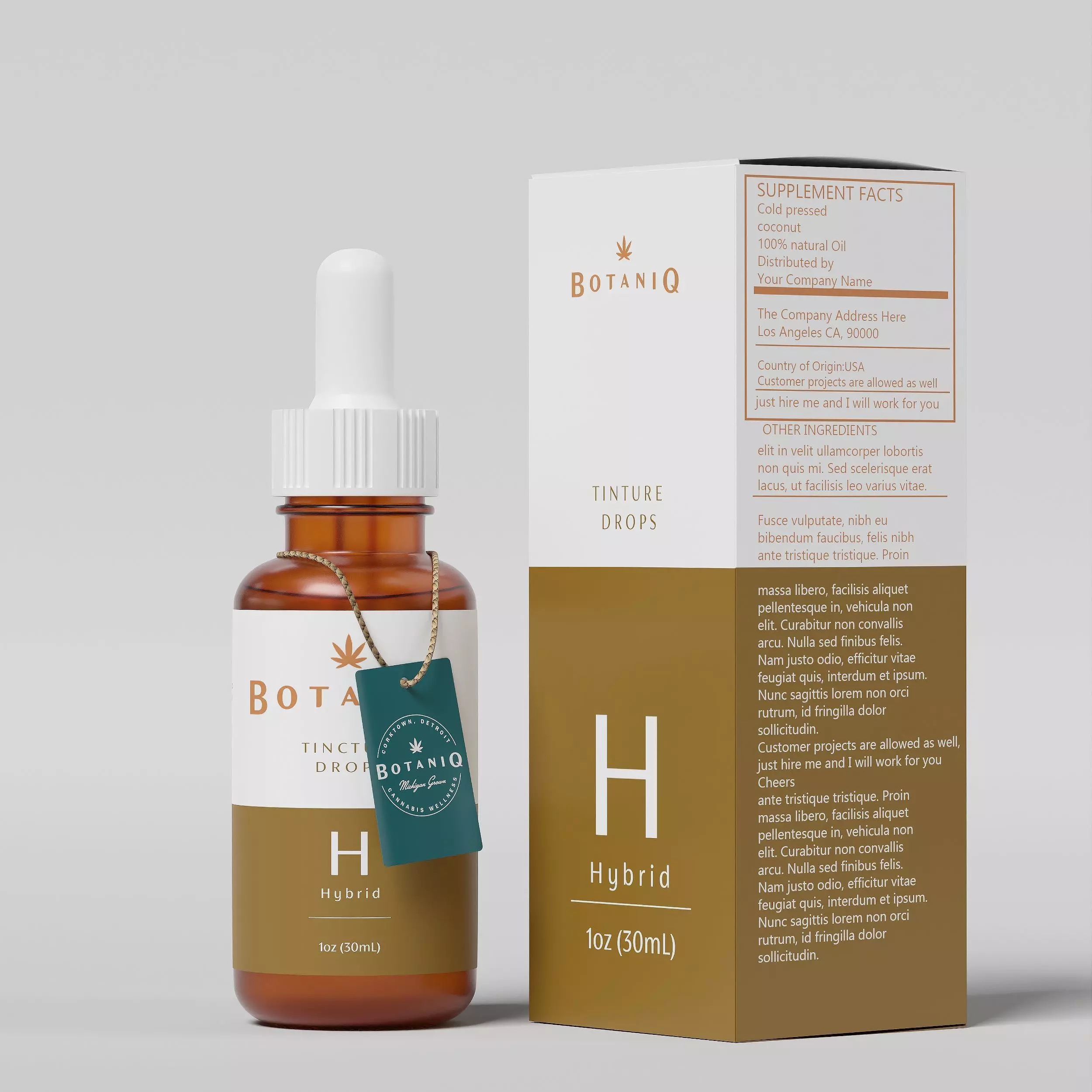 BOTANIQ Tinture Drops Hybrid Low-poly 3D model_0