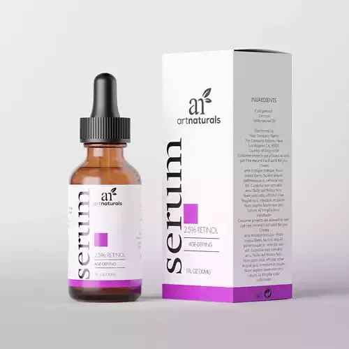 artnaturals  Retinol Serum Low-poly 3D model