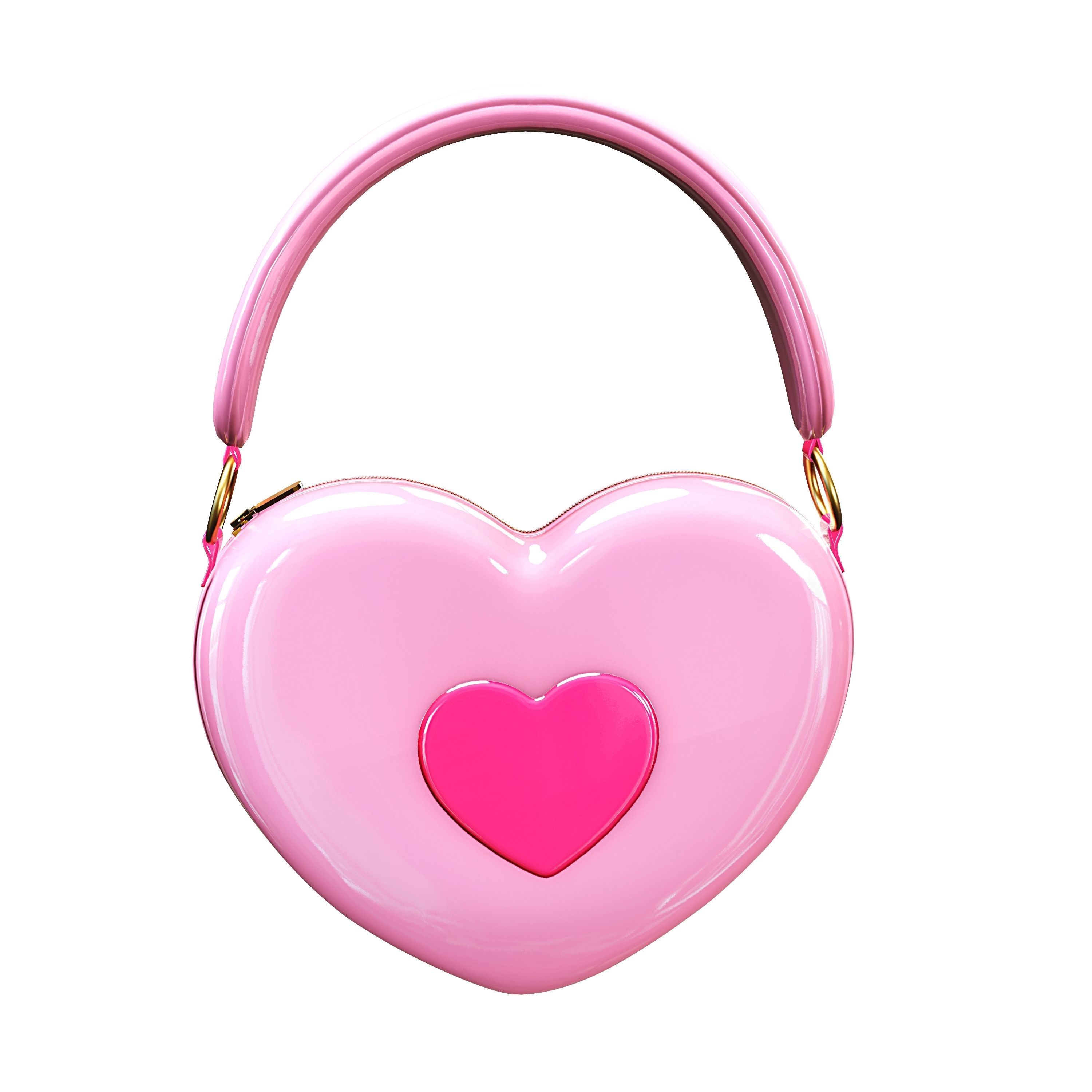 Heart Bag - Kawaii VRC COMMERCIAL USE- VR CHAT - WOLVES STUDIO Free low-poly 3D model_5