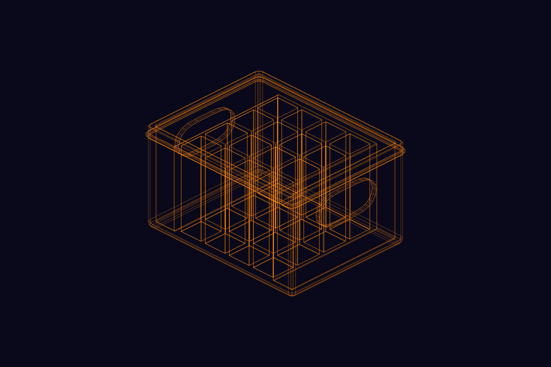 Storage Crate 3D model_2