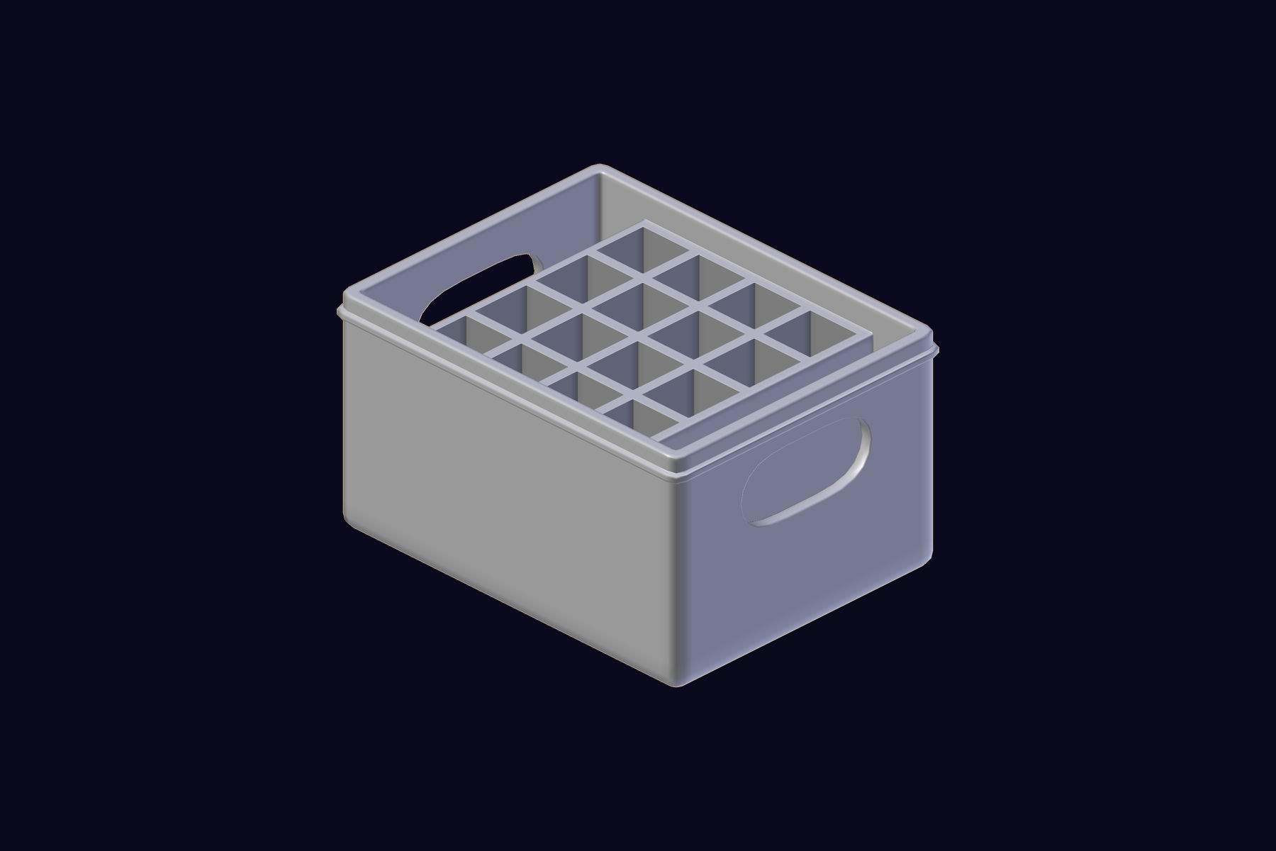 Storage Crate 3D model_1