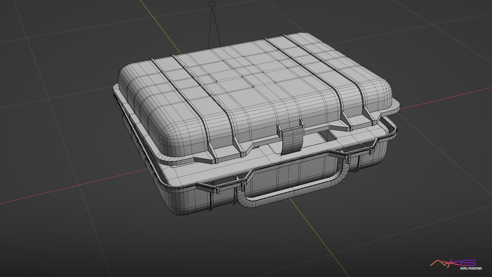 Med Kit Medical First Aid Case Rigged Low-poly 3D model_7