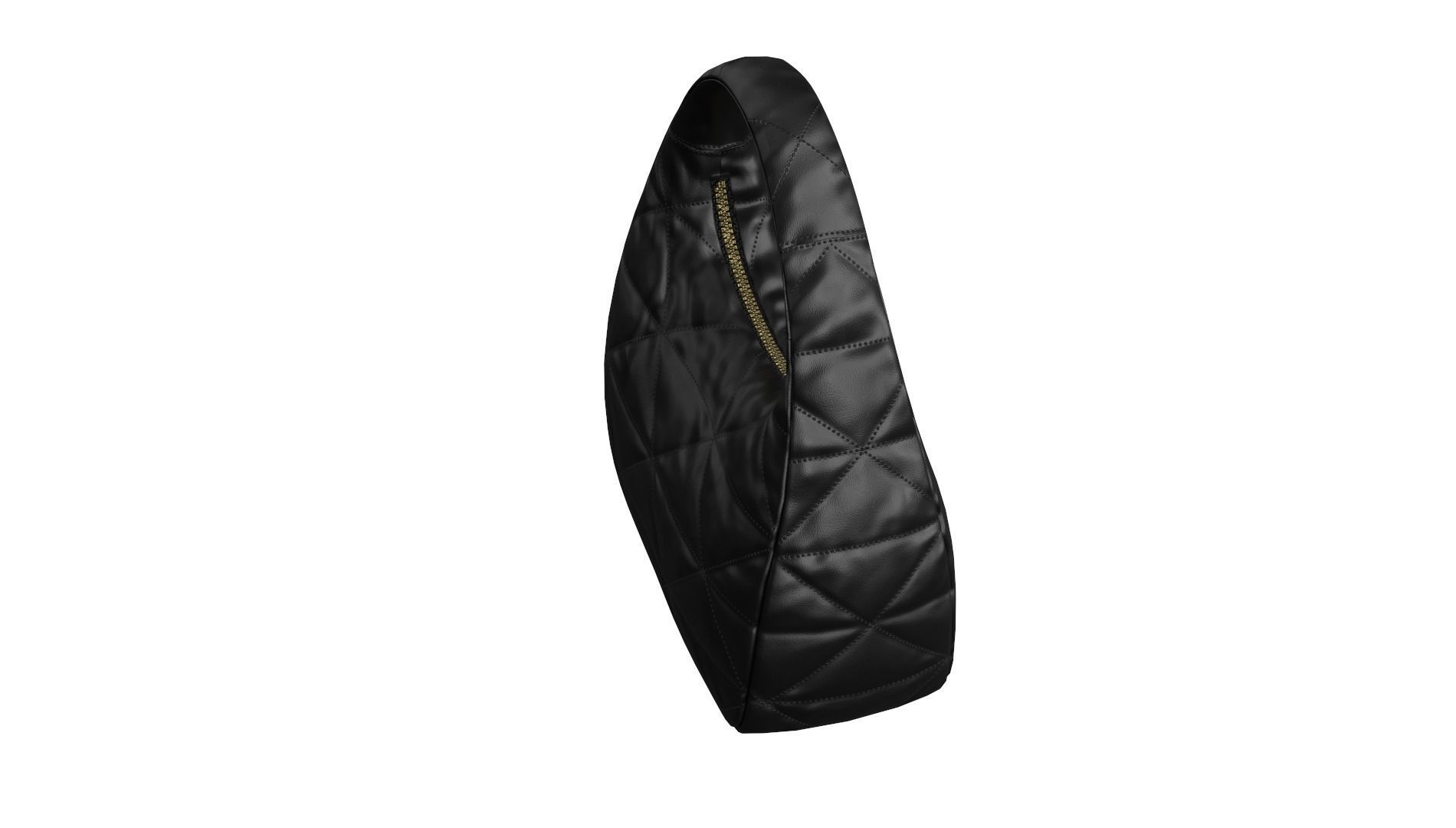 bag-PRADA quilted bag Low-poly 3D model_10