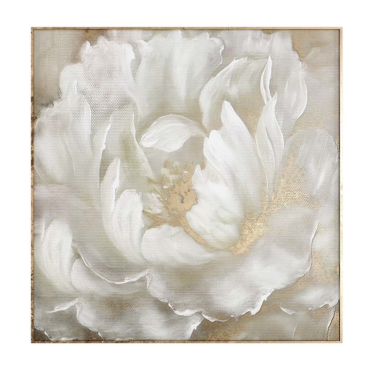 Pictures918 gold and flower wall art Low-poly 3D model_2