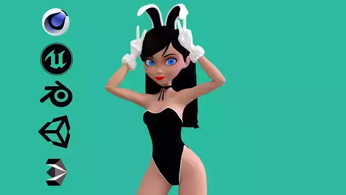 Cartoon Bunny Girl