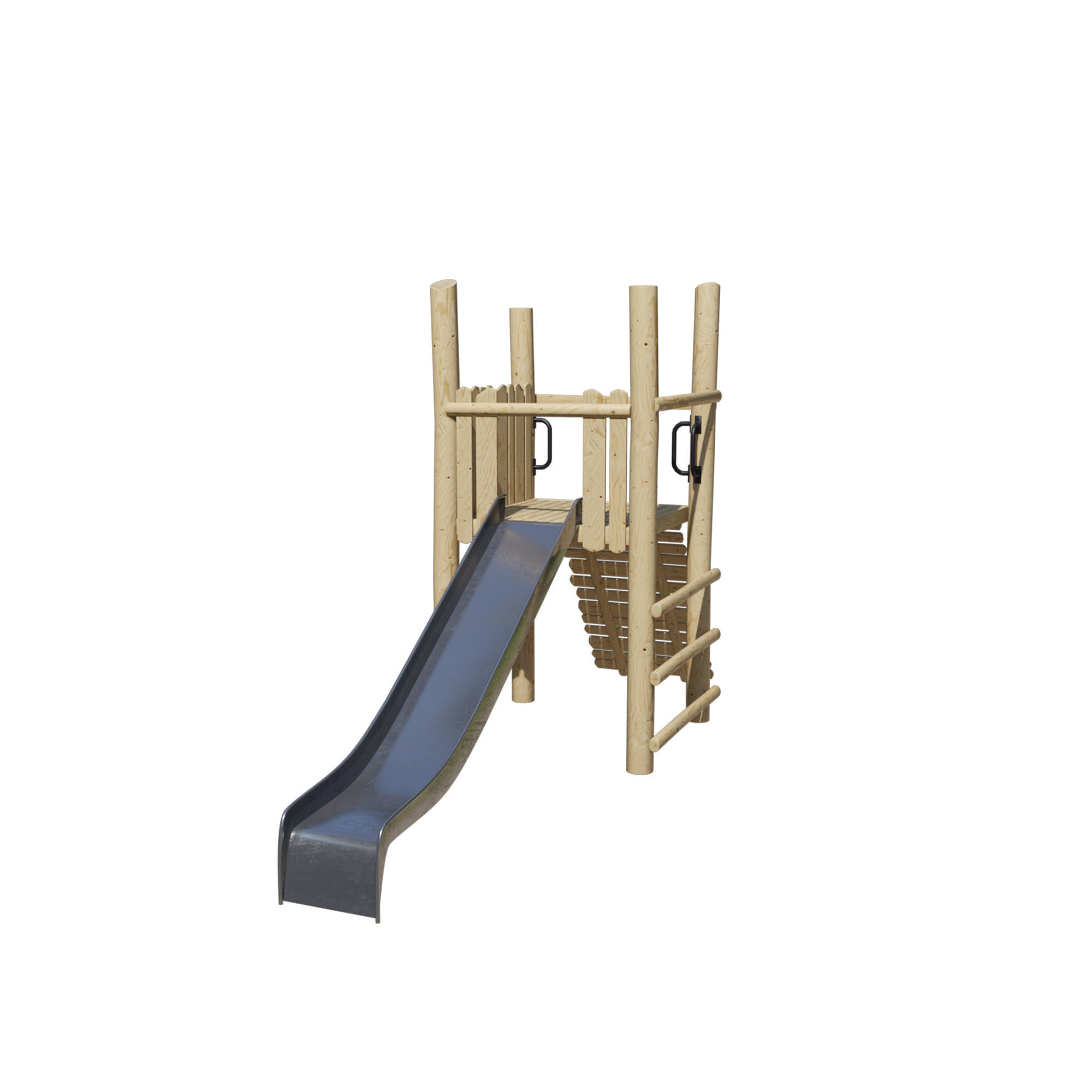 Play platform with slide and ramp 3D model_5