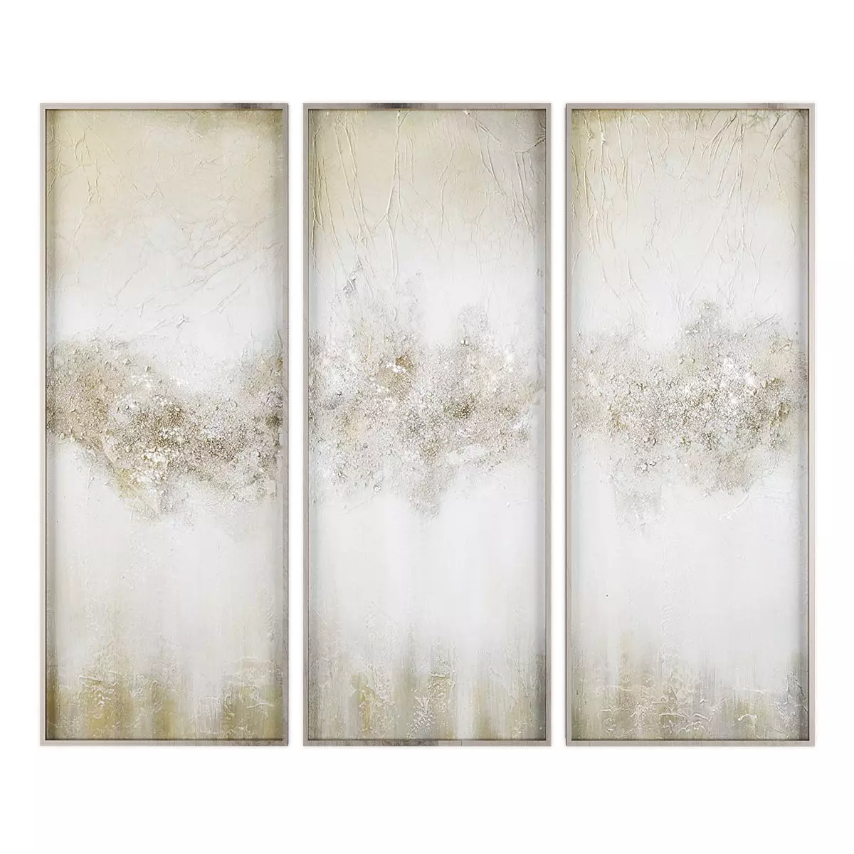 Art350 abstract painting of water Low-poly 3D model_0