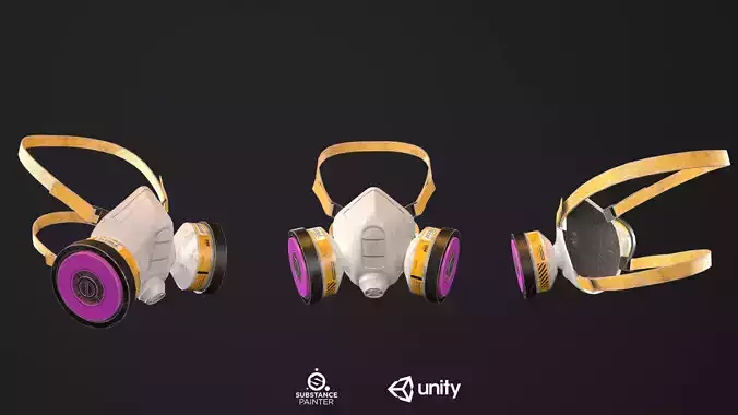 Dual Filter Respirator Mask PBR