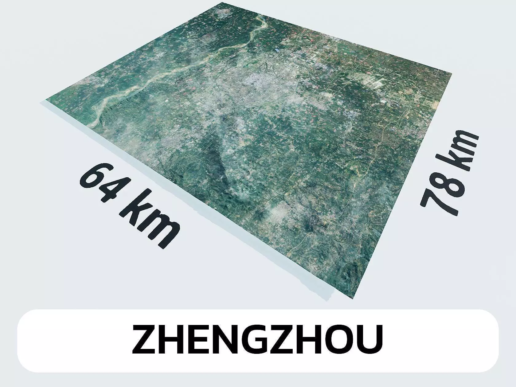 Zhengzhou China City Landscape 3D Model 3D model