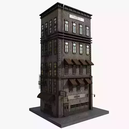 10-10 Old New york buildings Barbershop 1930