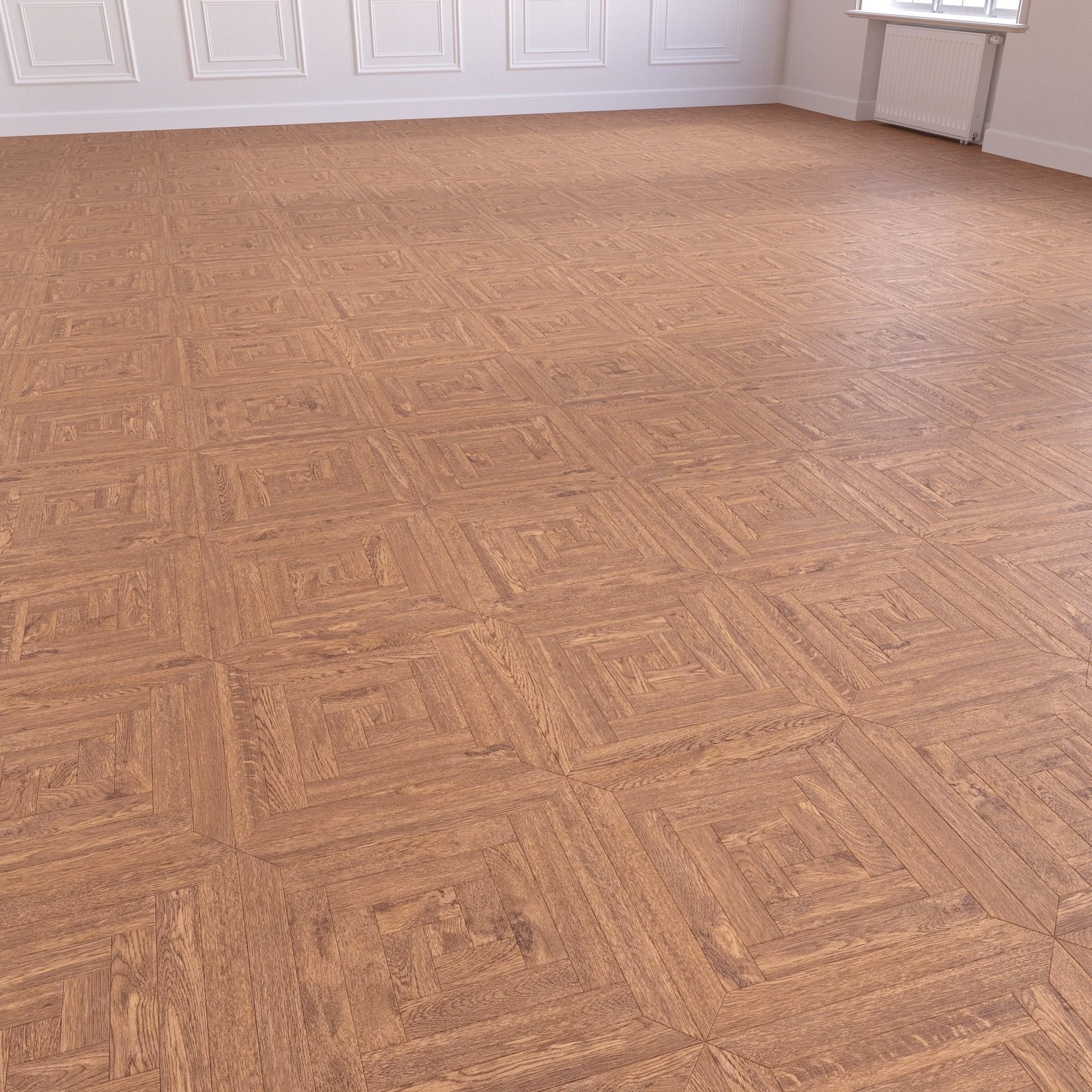 Parquet - Laminate - Wooden floor 4 in 1 3D model_20