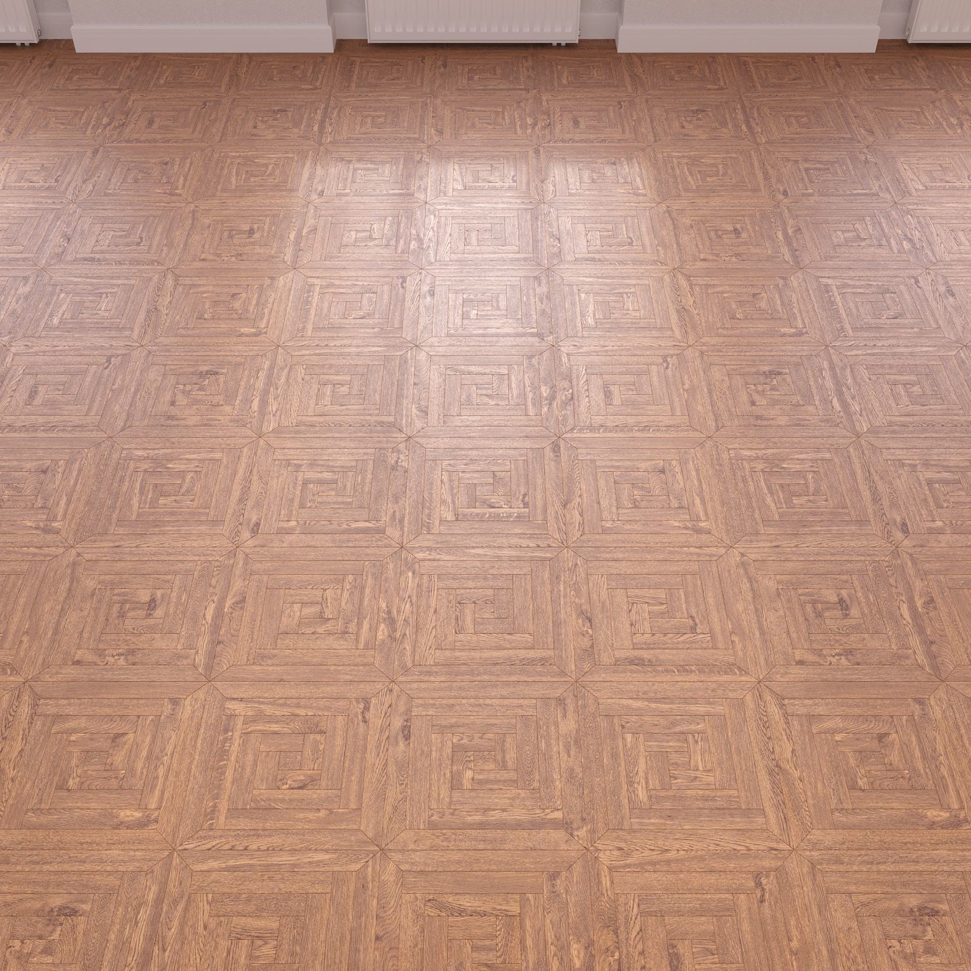 Parquet - Laminate - Wooden floor 4 in 1 3D model_16