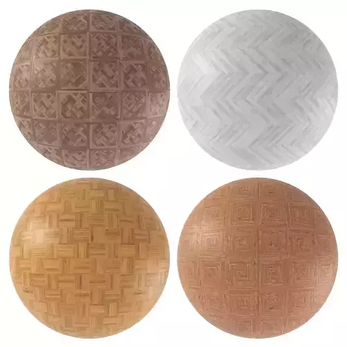 Parquet - Laminate - Wooden floor 4 in 1