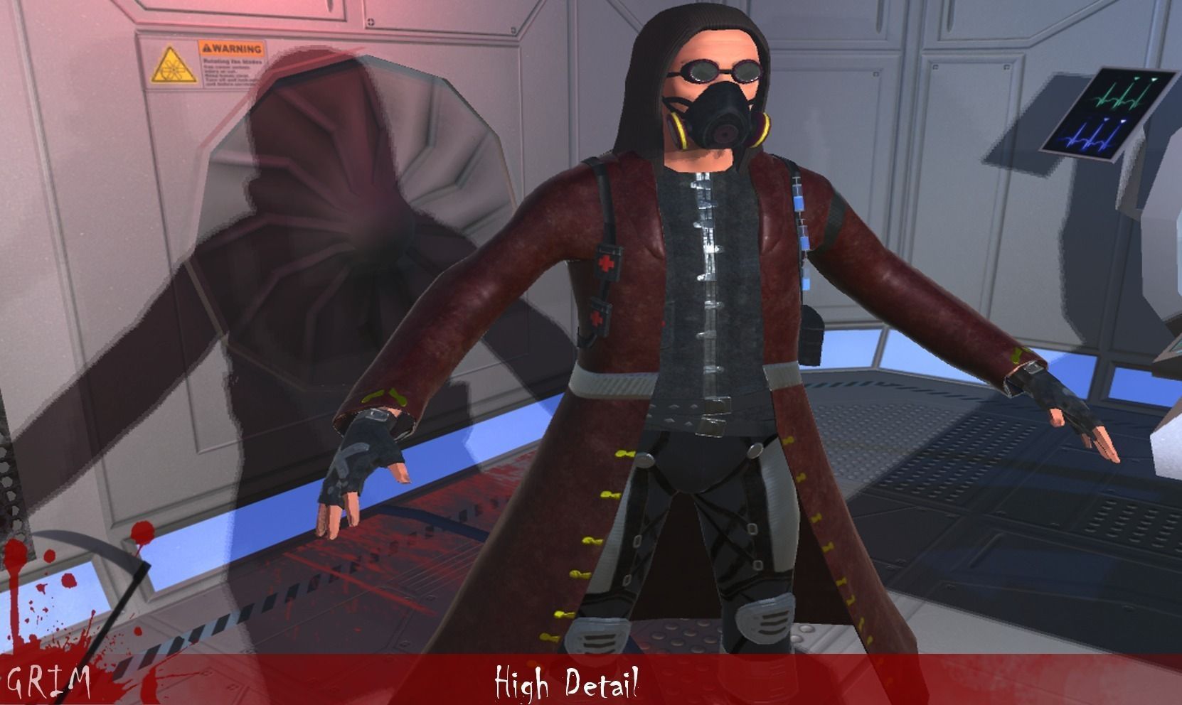 Sci Fi Medic Character Low-poly 3D model_4