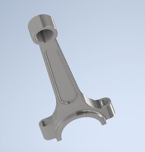 engine connecting rod 3D print model_1