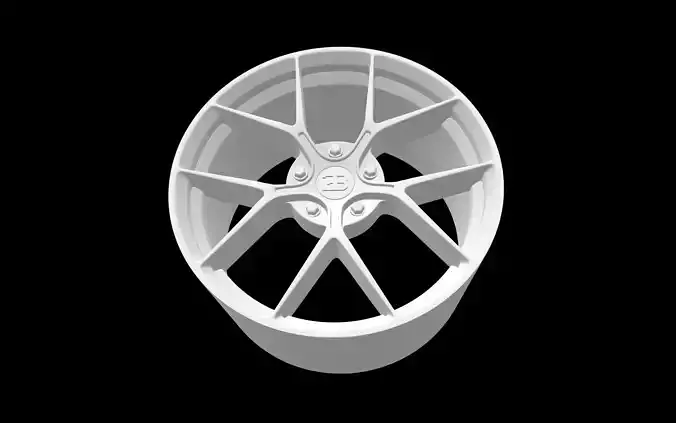 Bugatti Veyron oem scalable and printable rims 3D print model