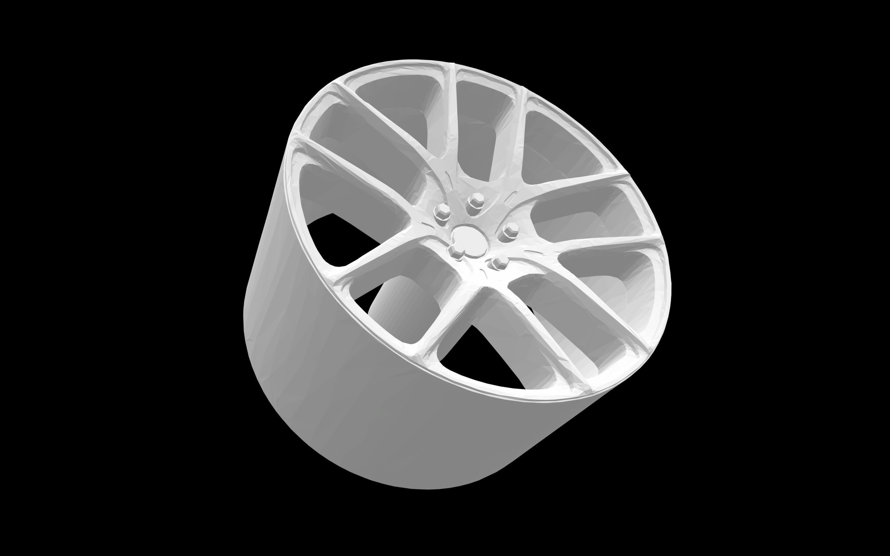 vosteiner V-FF 101 scalable and printable rims 3D print model_2