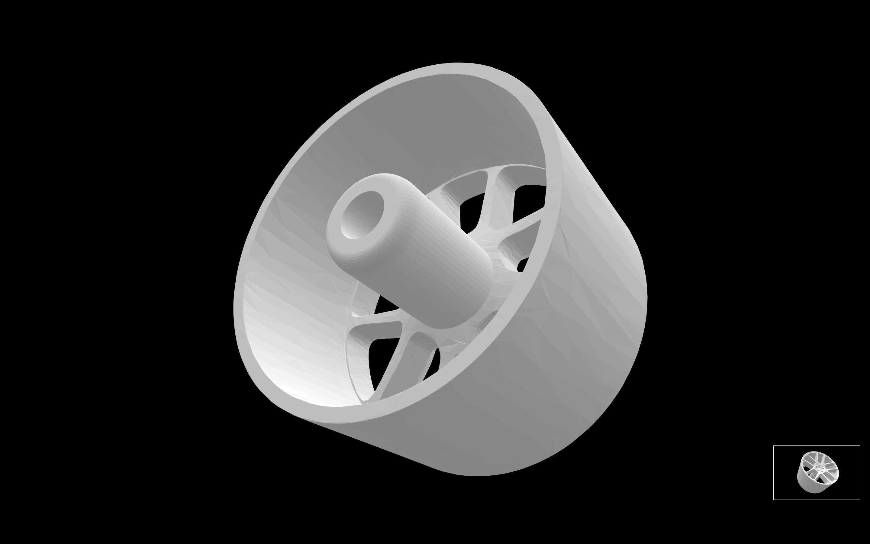 vosteiner V-FF 101 scalable and printable rims 3D print model_3