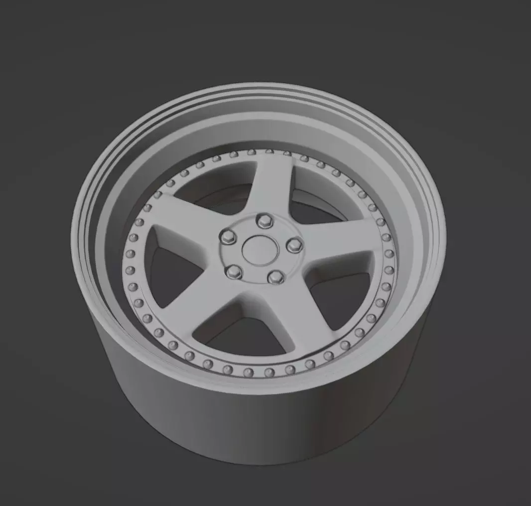 Work Zistance W5s scalable and printable rims 3D print model_0
