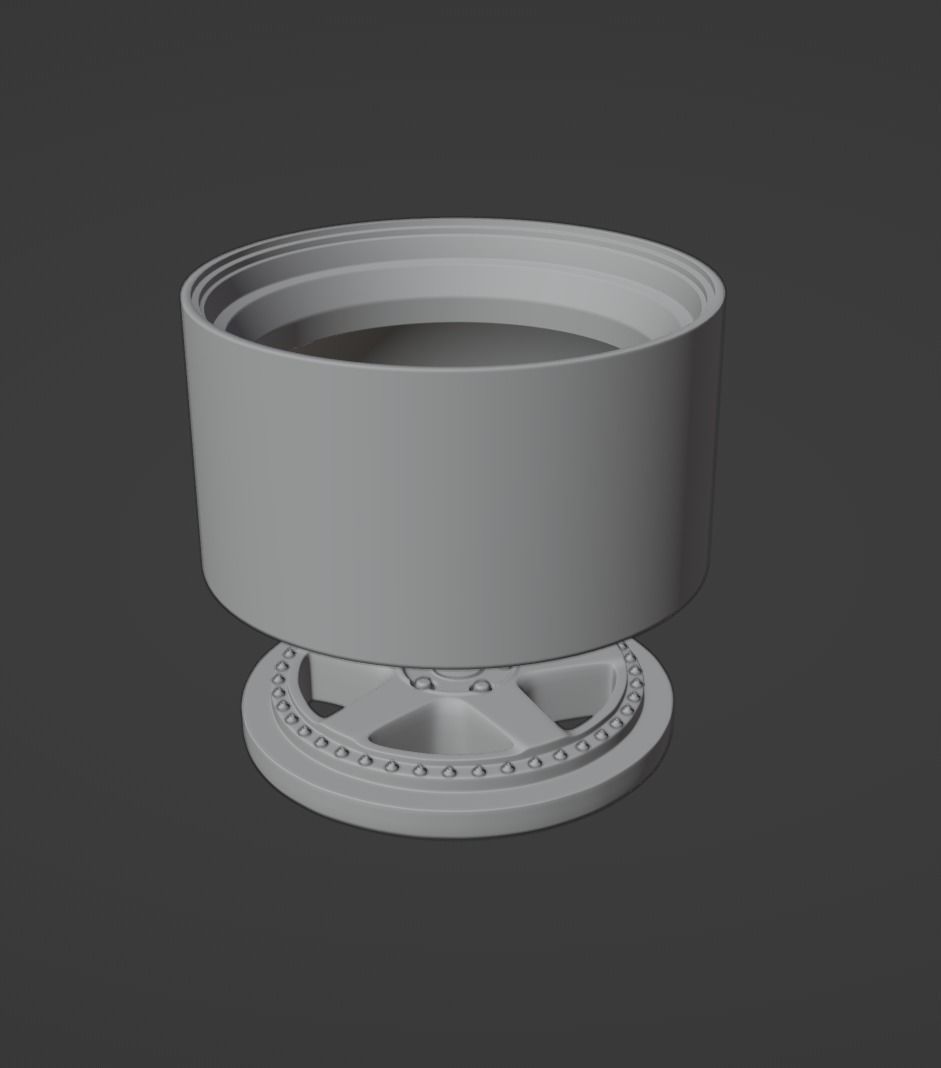 Work Zistance W5s scalable and printable rims 3D print model_3
