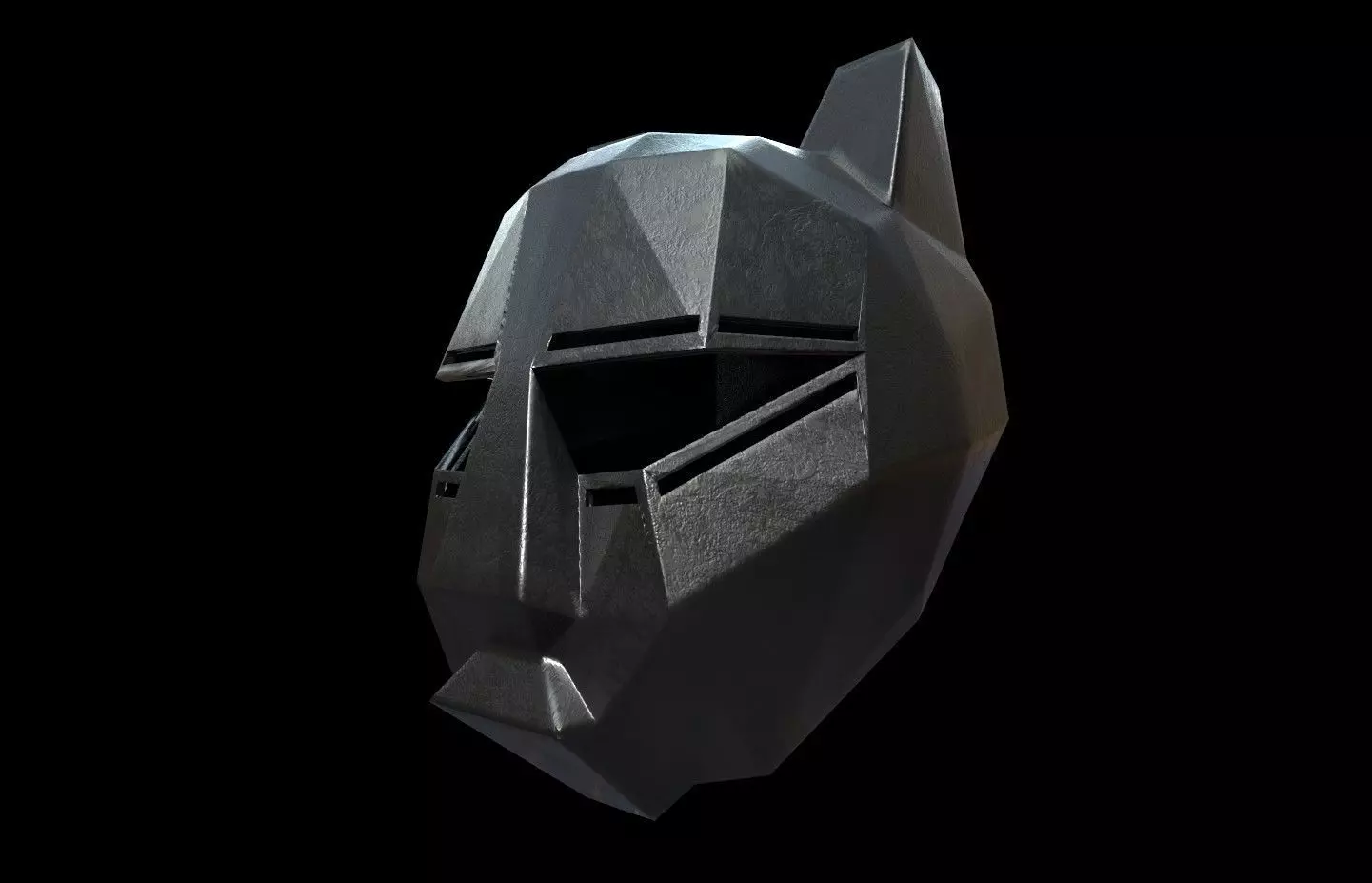 Black Tiger Machine Helmet 3d digital download 3D print model