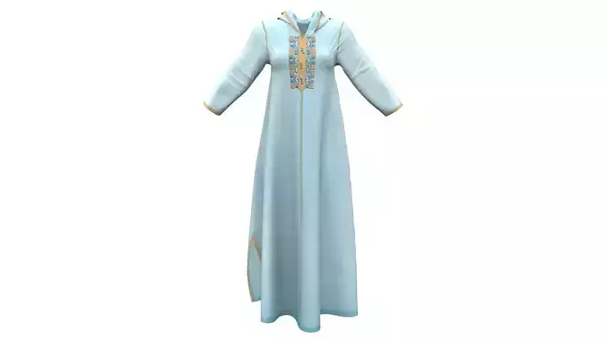 Long Hooded DJelabba Dress