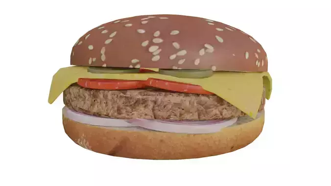 A simple hamburger