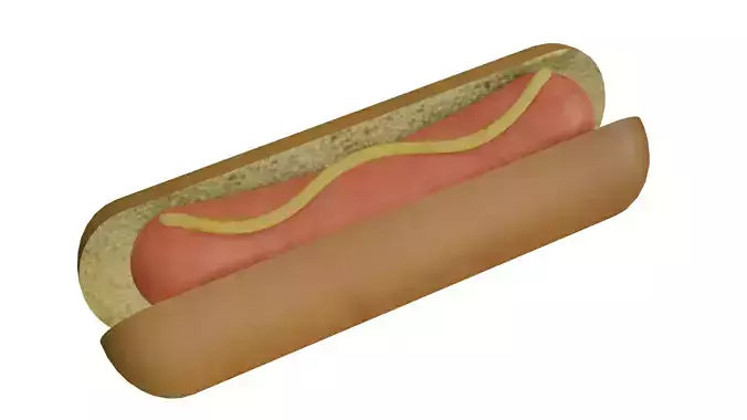 A simple hotdog