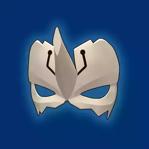 Oshtor Mask from Utawarerumono - Printable 3D Model 3D print model