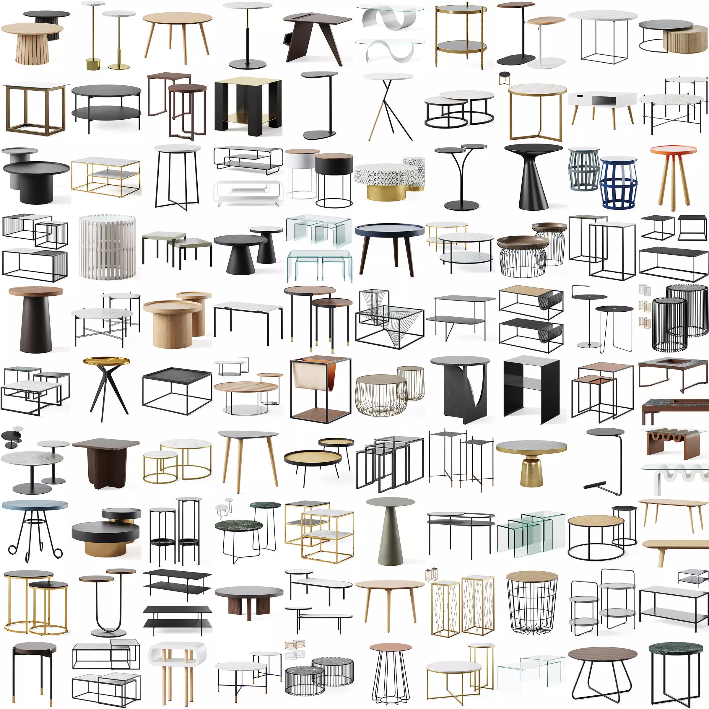 100 models collection coffee table side table _0