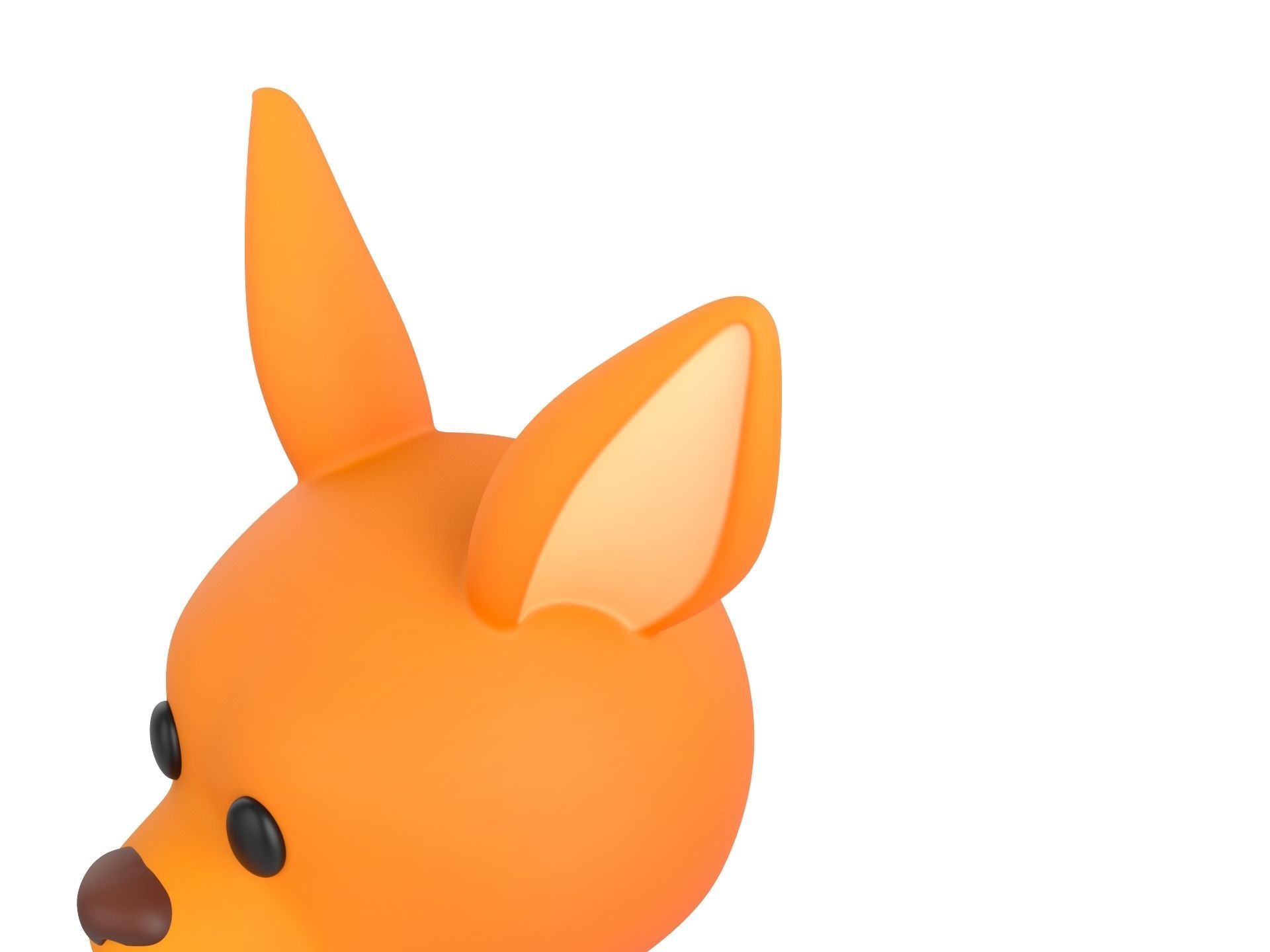 Prop222 Kangaroo Head 3D model_9