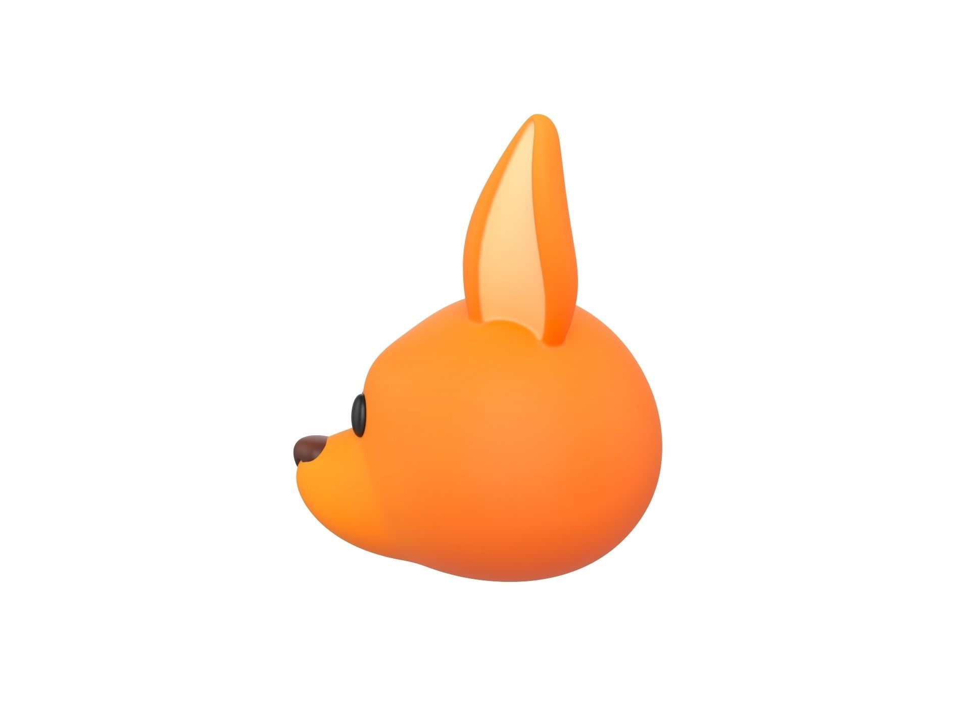 Prop222 Kangaroo Head 3D model_7