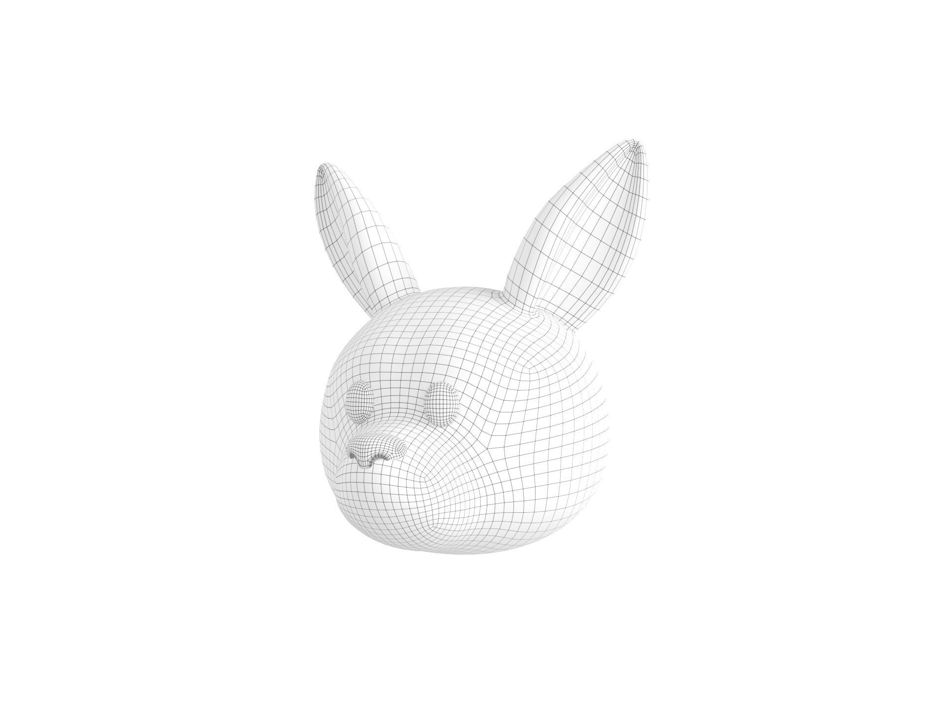 Prop222 Kangaroo Head 3D model_32