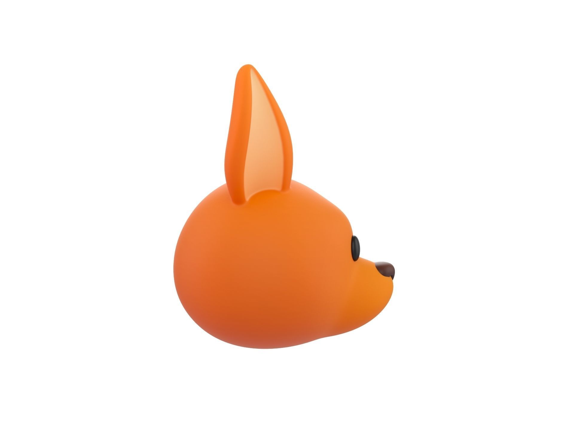 Prop222 Kangaroo Head 3D model_3