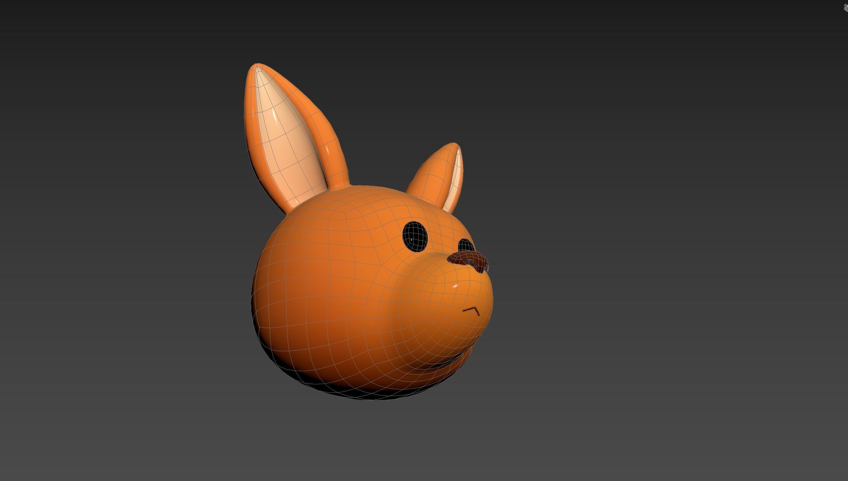 Prop222 Kangaroo Head 3D model_14