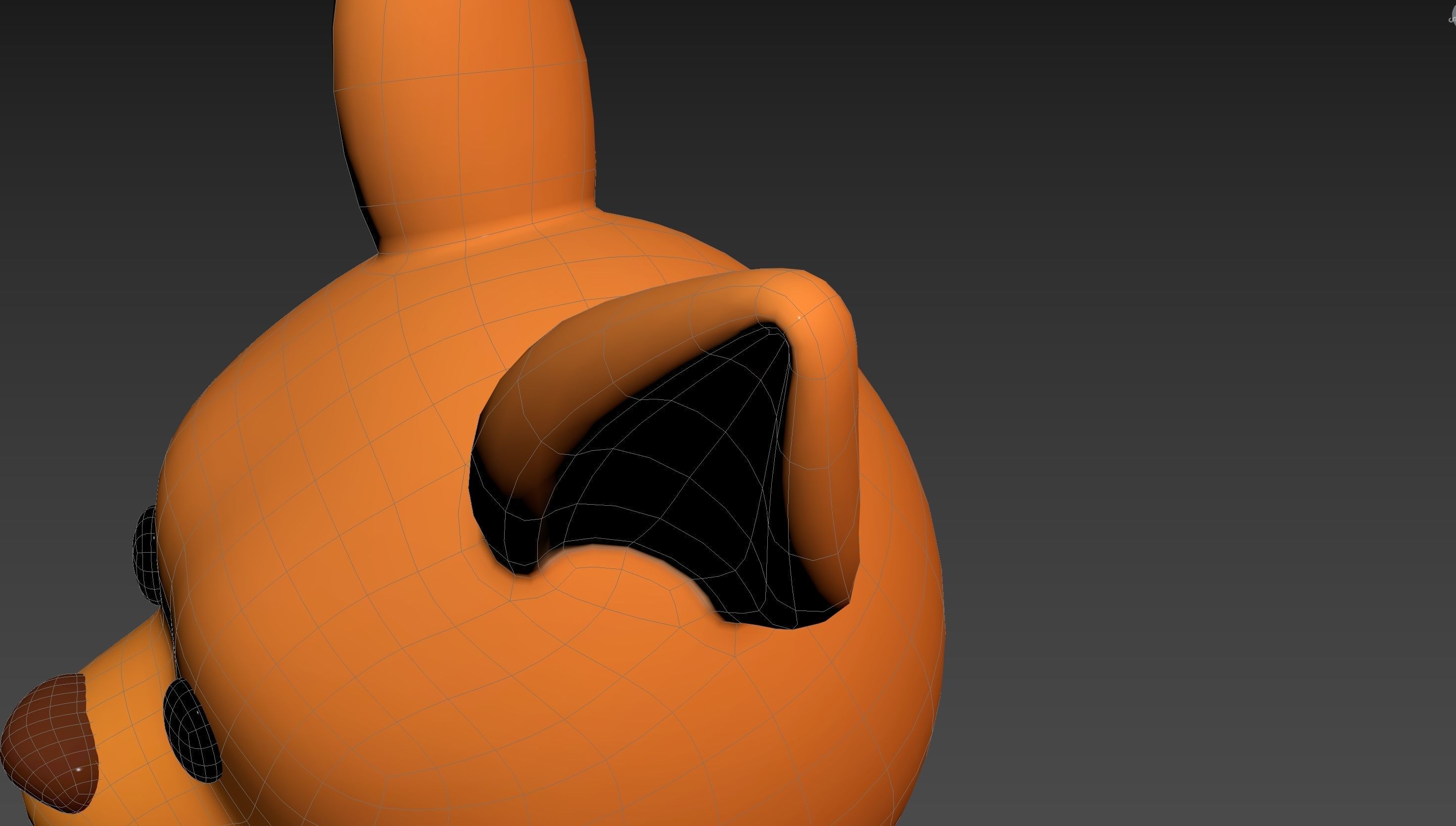 Prop222 Kangaroo Head 3D model_29