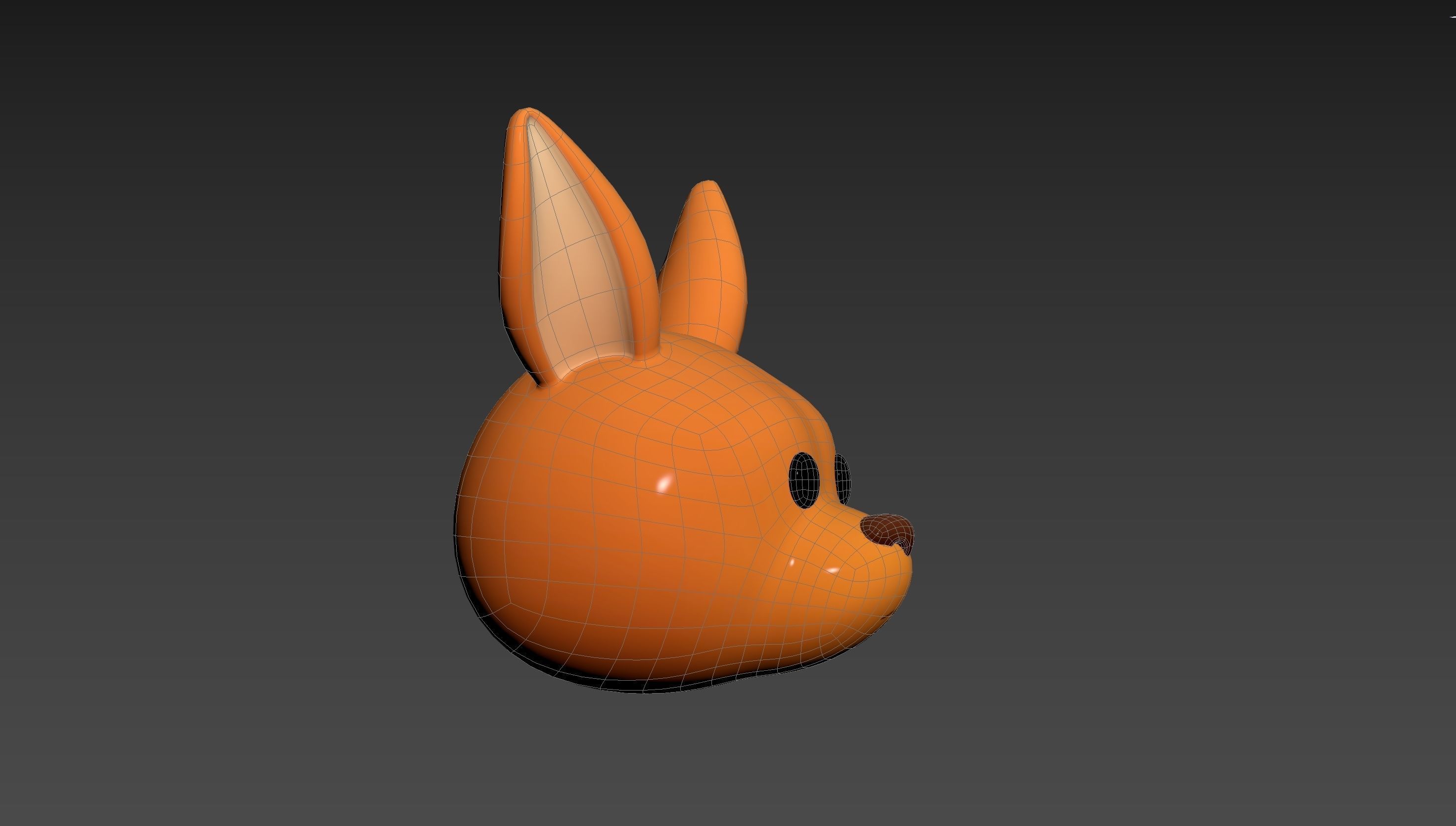 Prop222 Kangaroo Head 3D model_16