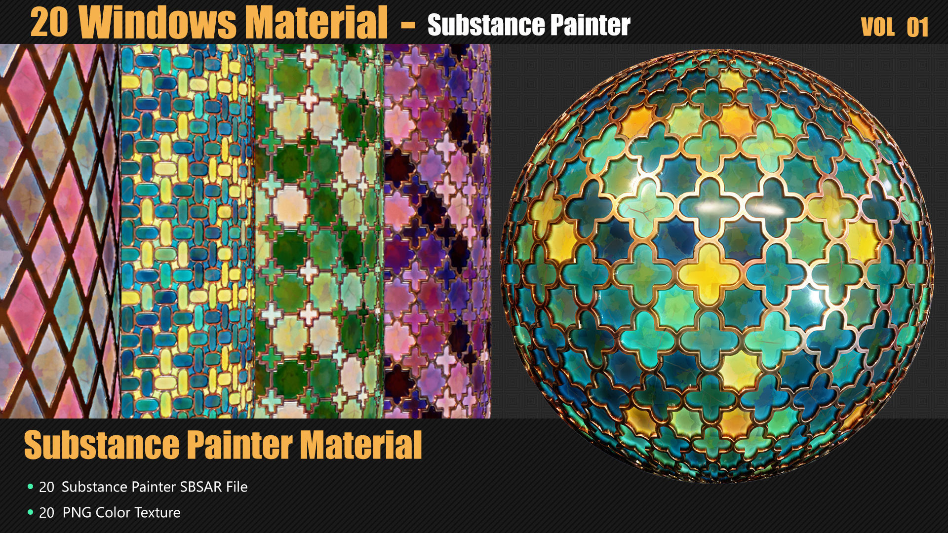 20 Stylized Windows Material In Substance Painter Texture_1