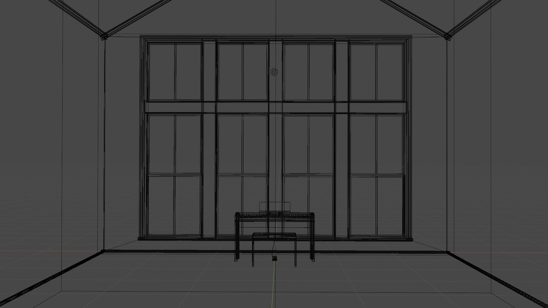 Electronic Piano Low-poly 3D model_7