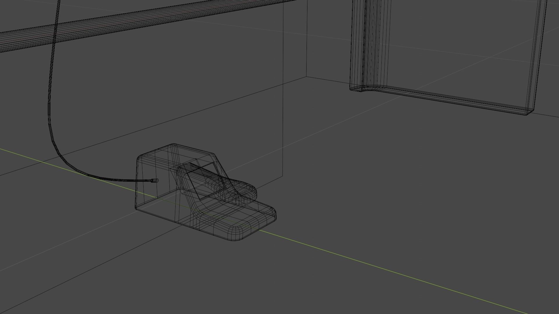 Electronic Piano Low-poly 3D model_18