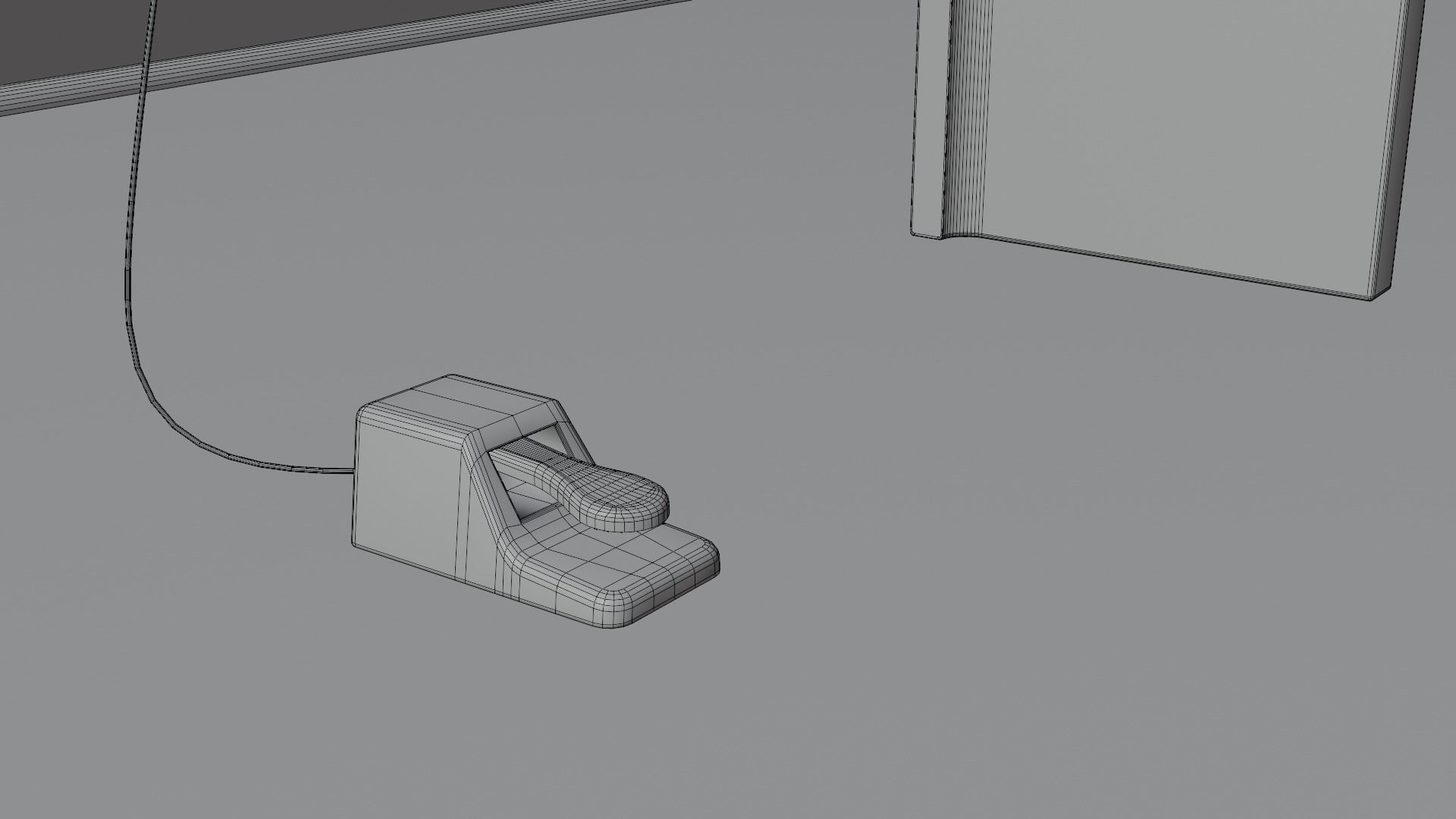 Electronic Piano Low-poly 3D model_25