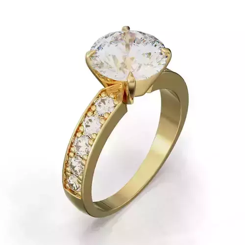 Rings Women Round 2Ct 