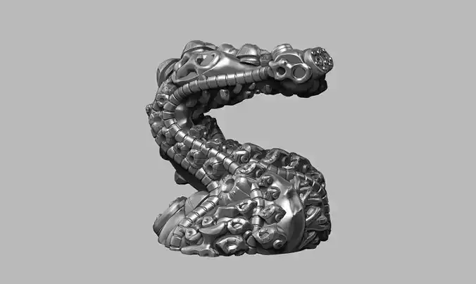 modern abstract robotic sculpture a180