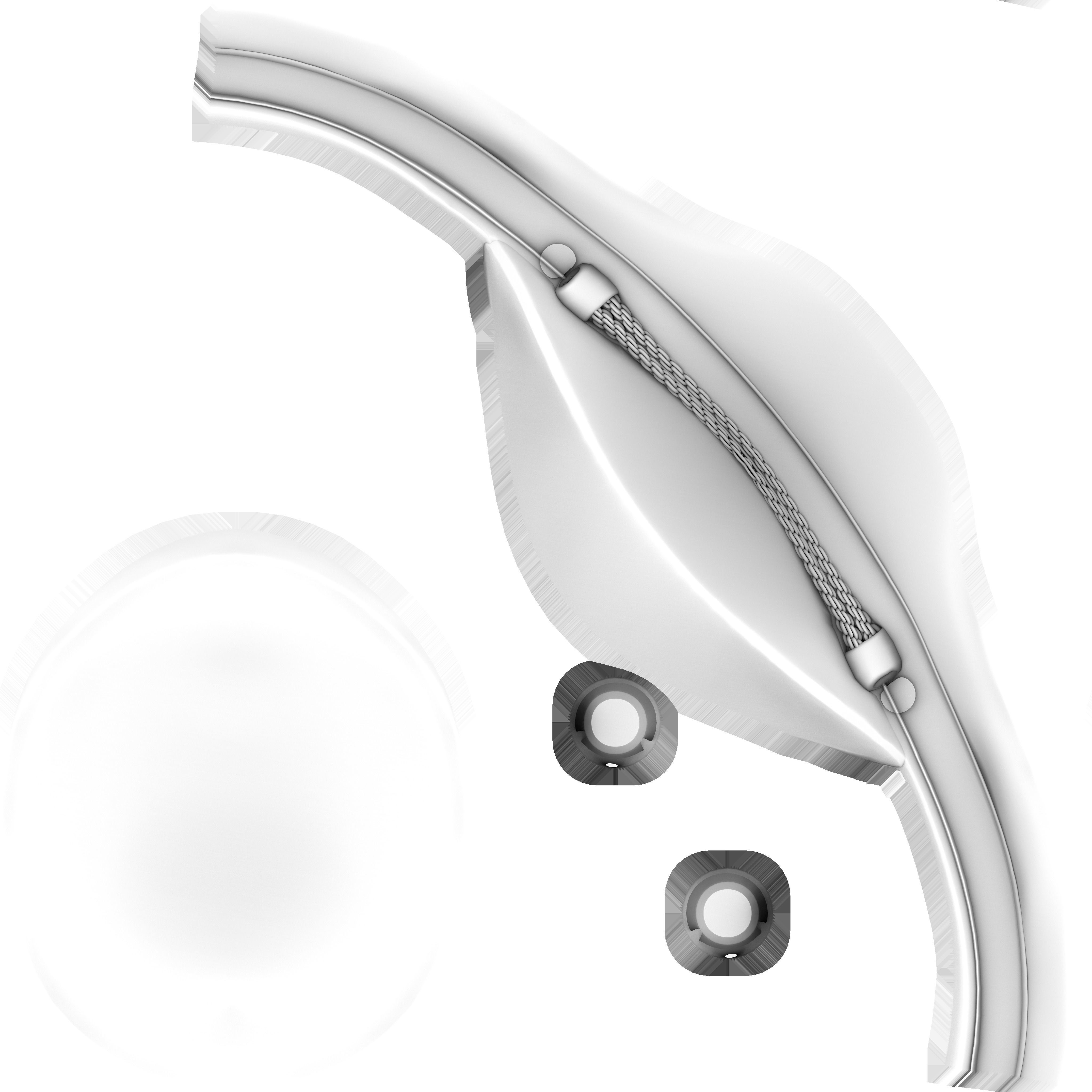 Futuristic Commander Hat Low-poly 3D model_11